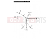 Harley-Davidson 2012 SPORTSTER SUPERLOW  - XL883L WIRING HARNESS, ENGINE - XR1200X