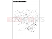 HARLEY-DAVIDSON ROAD KING  - FLHR FAIRING, INNER - FLTRU & FLTRX