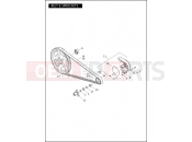 HARLEY-DAVIDSON V-ROD MUSCLE  - VRSCF BELT & SPROCKETS