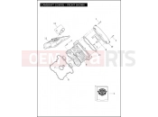 HARLEY-DAVIDSON V-ROD MUSCLE  - VRSCF CAMSHAFT COVERS - FRONT SHOWN