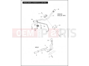 HARLEY-DAVIDSON V-ROD MUSCLE  - VRSCF HANDLEBAR & THROTTLE CONTROL