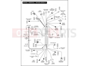 Harley-Davidson 2011 CVO/CUSTOM CVO STREET GLIDE  - FLHXSE2 WIRING HARNESS, INTERCONNECT (2 OF 2)