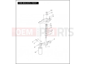 Harley-Davidson 2011 CVO/CUSTOM CVO ROAD GLIDE  - FLTRUSE FORK BRACKETS, FRONT