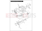 HARLEY-DAVIDSON DYNA STREET BOB  - FXDB TRANSMISSION BEARINGS & COVERS