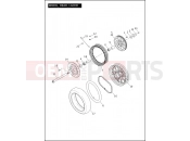 HARLEY-DAVIDSON DYNA STREET BOB  - FXDB WHEEL, REAR, LACED