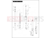 HARLEY-DAVIDSON SOFTAIL STANDARD  - FXST FORK, FRONT - FXCWC