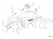 DUCATI Monster 400 FUEL TANK MY00 » TANK/SEAT
