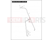 Harley-Davidson 2011 TOURING ROAD GLIDE ULTRA  - FLTRU BRAKE LINE, FRONT - NON-ABS