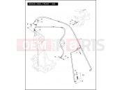 Harley-Davidson 2011 TOURING ROAD GLIDE ULTRA  - FLTRU BRAKE LINES, FRONT - ABS