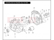 Harley-Davidson 2011 TOURING ROAD GLIDE ULTRA  - FLTRU CRANKCASE & ENGINE OIL FILTER - TWIN CAM 96â¢