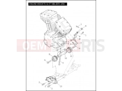 Harley-Davidson 2011 TOURING ROAD GLIDE ULTRA  - FLTRU ENGINE MOUNTS & STABILIZER LINK