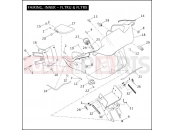 Harley-Davidson 2011 TOURING ROAD GLIDE ULTRA  - FLTRU FAIRING, INNER - FLTRU & FLTRX