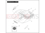 Harley-Davidson 2011 TOURING ROAD GLIDE ULTRA  - FLTRU SADDLEBAGS - FLHRC