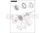 Harley-Davidson 2011 TOURING ROAD GLIDE ULTRA  - FLTRU WHEELS, REAR (2 OF 2)