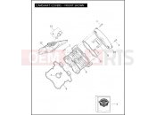 Harley-Davidson 2011 VRSC VRSCDX NIGHT ROD SPECIAL  - VRSCDX 105 CAMSHAFT COVERS - FRONT SHOWN