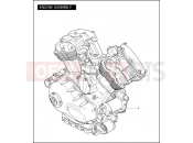 HARLEY-DAVIDSON V-ROD MUSCLE  - VRSCF ENGINE ASSEMBLY
