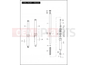 HARLEY-DAVIDSON V-ROD MUSCLE  - VRSCF FORK, FRONT - VRSCDX
