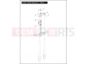 HARLEY-DAVIDSON V-ROD MUSCLE  - VRSCF FORK, FRONT BRACKET - VRSCF
