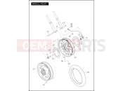 HARLEY-DAVIDSON V-ROD MUSCLE  - VRSCF WHEELS, FRONT