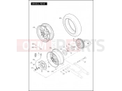 HARLEY-DAVIDSON V-ROD MUSCLE  - VRSCF WHEELS, REAR