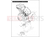 Harley-Davidson 2010 CVO/CUSTOM CVO ULTRA CLASSIC BLACK  - FLHTCUSE5 BLK ENGINE MOUNTS & STABILIZER LINK