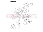 Harley-Davidson 2010 CVO/CUSTOM CVO ULTRA CLASSIC BLACK  - FLHTCUSE5 BLK INNER FAIRING (1 OF 2)