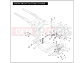 Harley-Davidson 2010 DYNA DYNA STREET BOB  - FXDB ENGINE MOUNTS & STABILIZER LINK