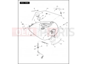 Harley-Davidson 2010 DYNA DYNA LOW RIDER  - FXDL FUEL TANK