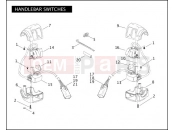 Harley-Davidson 2010 SOFTAIL FAT BOY LO  - FLSTFB HANDLEBAR SWITCHES
