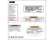 Harley-Davidson 2010 SOFTAIL CROSS BONES  - FLSTSB LABELS