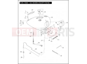 HARLEY-DAVIDSON SOFTAIL STANDARD  - FXST FUEL TANK - ALL MODELS EXCEPT FXCWC