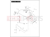 HARLEY-DAVIDSON SOFTAIL STANDARD  - FXST FUEL TANK - FXCWC