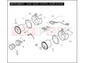 Harley-Davidson 2010 TOURING ROAD KING  - FLHR INSTRUMENTS - FLHT, FLHTC, FLHTCU, FLHTK & FLHX