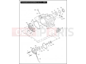 Harley-Davidson 2010 TOURING ROAD KING  - FLHR TRANSMISSION BEARINGS & COVERS