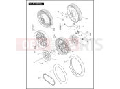 Harley-Davidson 2010 TOURING ROAD KING CLASSIC  - FLHRC FRONT WHEEL