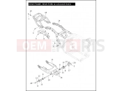 Harley-Davidson 2010 TOURING ELECTRA GLIDE STANDARD  - FLHT REAR FRAME, REAR FORK & LUGGAGE RACK