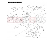 Harley-Davidson 2010 TOURING ULTRA CLASSIC  - FLHTCU INNER FAIRING - FLTRX