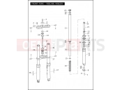 Harley-Davidson 2010 VRSC VRSCAW V-ROD  - VRSCAW FRONT FORK - VRSCAW, VRSCDX