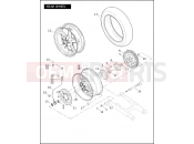 Harley-Davidson 2010 VRSC VRSCAW V-ROD  - VRSCAW 105 REAR WHEEL
