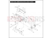 Harley-Davidson 2010 VRSC VRSCDX NIGHT ROD SPECIAL  - VRSCDX REAR FORK, DEBRIS DEFLECTOR, & BELT GUARD