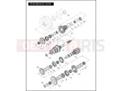 Harley-Davidson 2009 CVO/CUSTOM CVO ULTRA CLASSIC  - FLHTCUSE4 TRANSMISSION GEARS