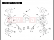 HARLEY-DAVIDSON DYNA SUPER GLIDE  - FXD HANDLEBAR SWITCHES