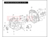 HARLEY-DAVIDSON DYNA FAT BOB  - FXDF CRANKCASE & ENGINE OIL FILTER - TWIN CAM 96â¢