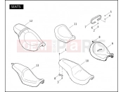 HARLEY-DAVIDSON DYNA FAT BOB  - FXDF SEATS