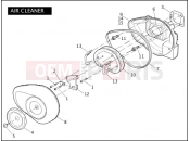 Harley-Davidson 2009 DYNA DYNA LOW RIDER  - FXDL AIR CLEANER