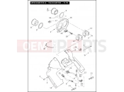 Harley-Davidson 2009 SIDECAR FLHTC SIDECAR  - SIDECAR FOR FLHTC SPEEDOMETER & TACHOMETER - FLTR
