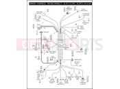 Harley-Davidson 2009 SIDECAR FLTR SIDECAR  - SIDECAR FOR FLTR WIRING HARNESS - INTERCONNECT - FLHT, FLHTC, FLHTCU & FLHX