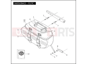 HARLEY-DAVIDSON HERITAGE SOFTAIL CLASSIC  - FLSTC SADDLEBAGS - FLSTC