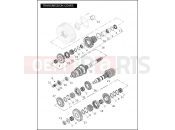 HARLEY-DAVIDSON HERITAGE SOFTAIL CLASSIC  - FLSTC TRANSMISSION GEARS