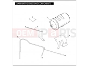 HARLEY-DAVIDSON CROSS BONES  - FLSTSB EVAPORATIVE EMISSIONS COMPONENTS